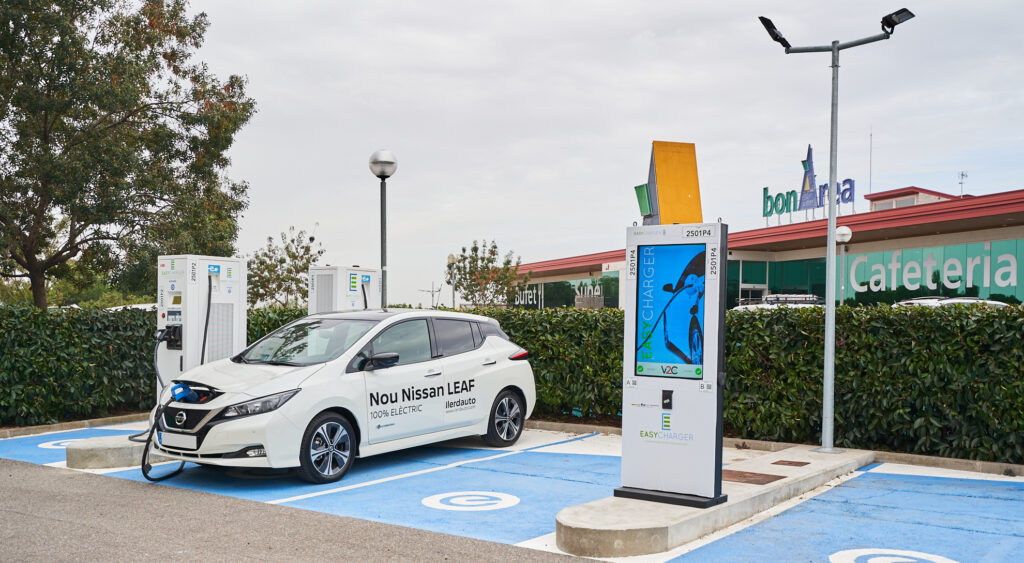 Fotografía de la Estación de Carga en Lleida de EasyCharger