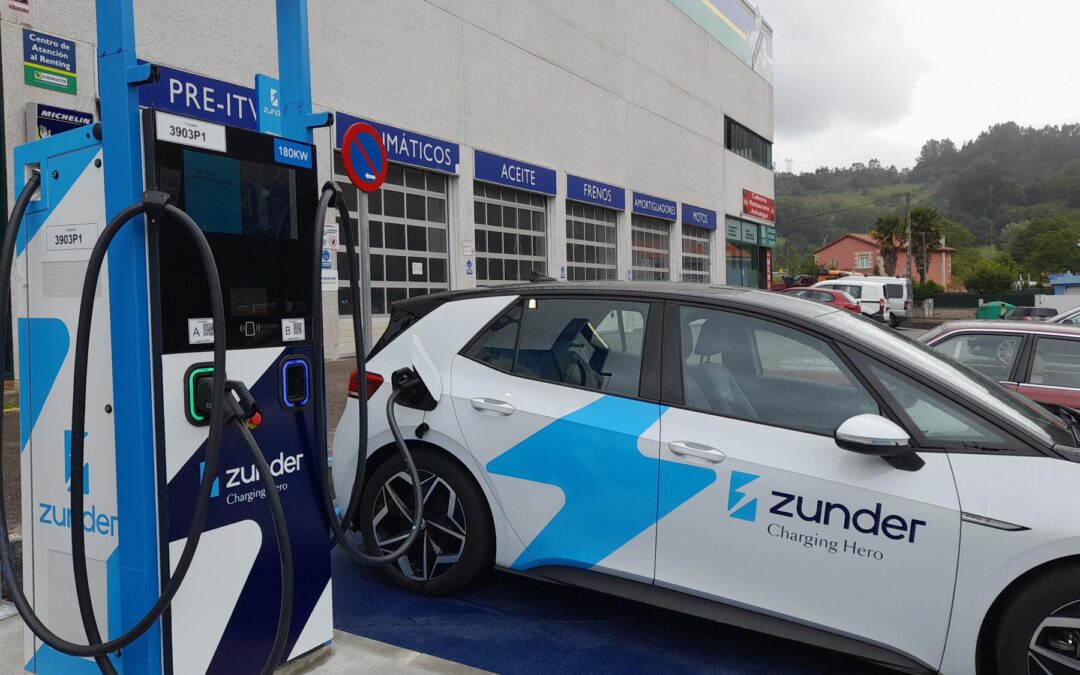 Estación de Carga Ultra-rápida de Zunder en Corrales de Buelna