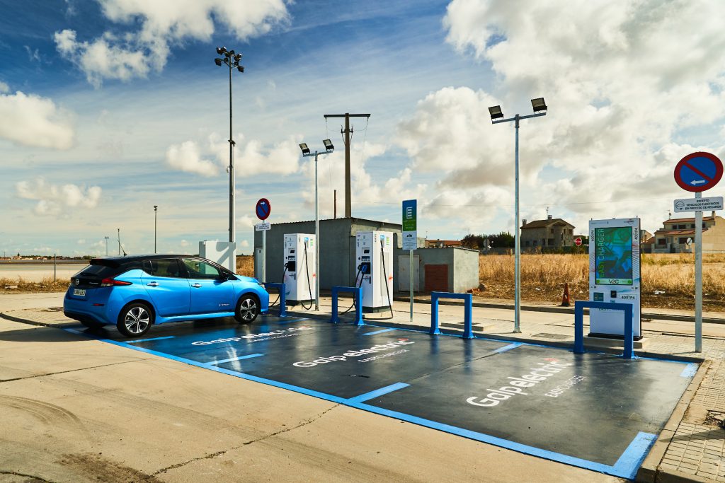 Cargadores en la Estación de Carga de EasyCharger en Arévalo