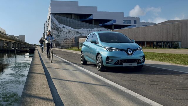 El ZOE es uno de los eléctricos habituales en el entorno urbano