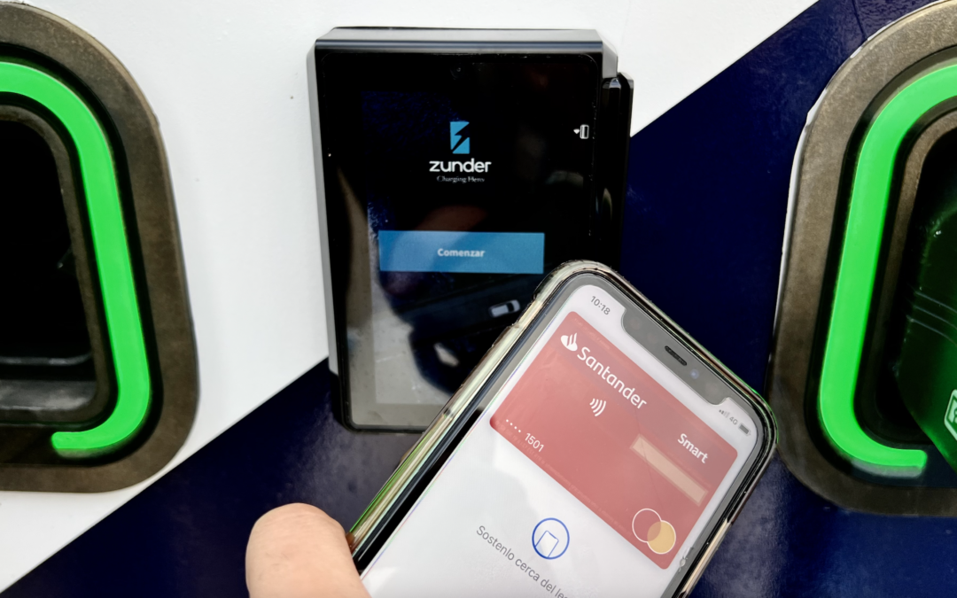 Zunder permite el pago con tarjeta en sus cargadores