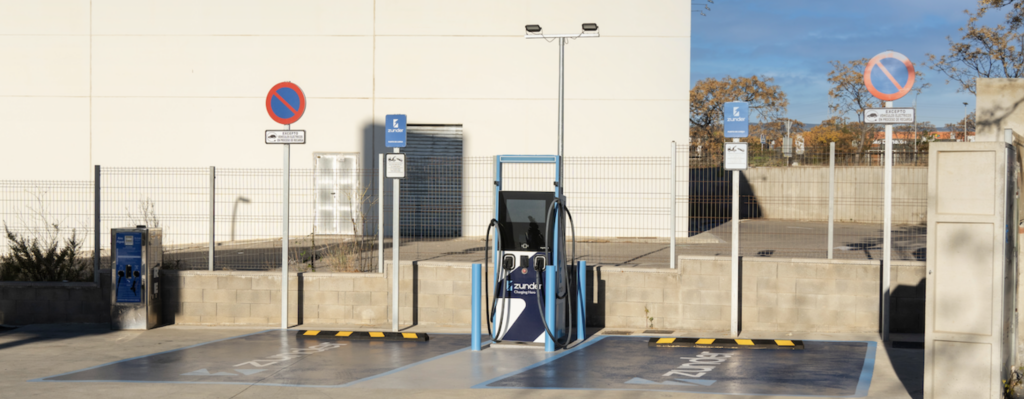 Estación de Carga Ultra-rápida de Zunder en les Gavarres. Tarragona