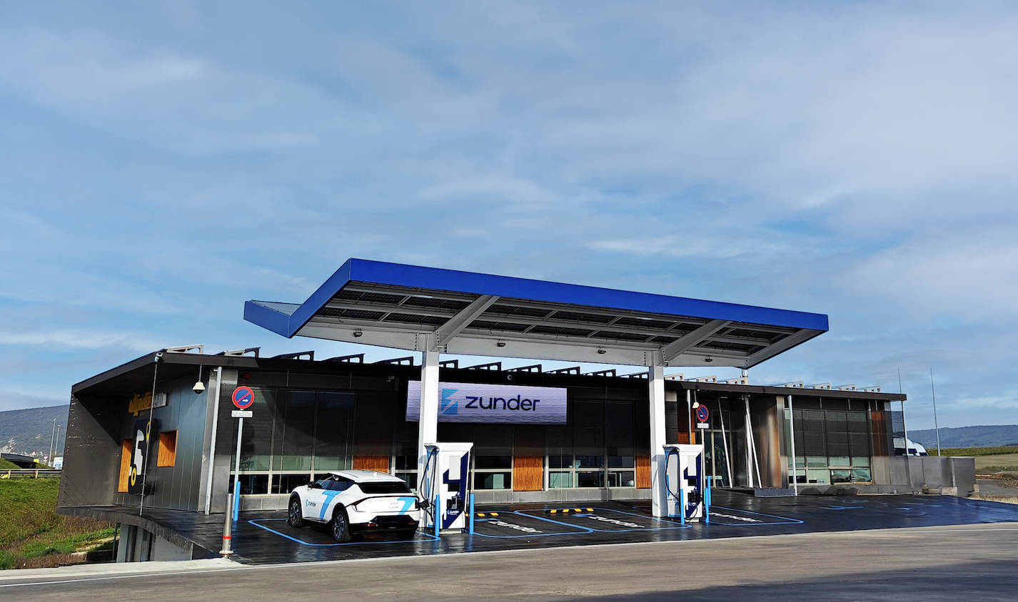 Estación de Carga Ultra-rápida de Zunder en Jundiz, Vitoria