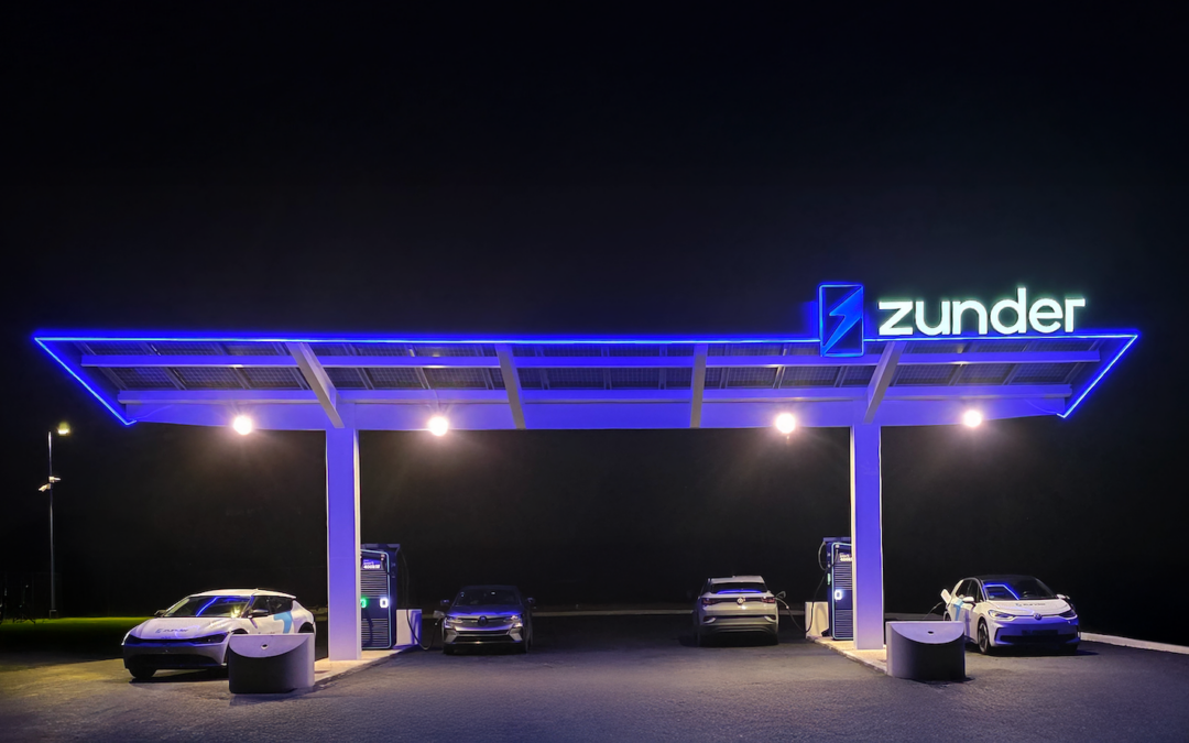 Station de Recharge Ultra-Rapide Zunder à Aussac-Vadalle (Charente)