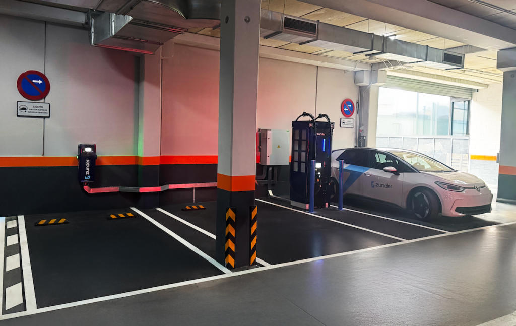 Estación de Carga de Zunder en BM Collado Villalba.