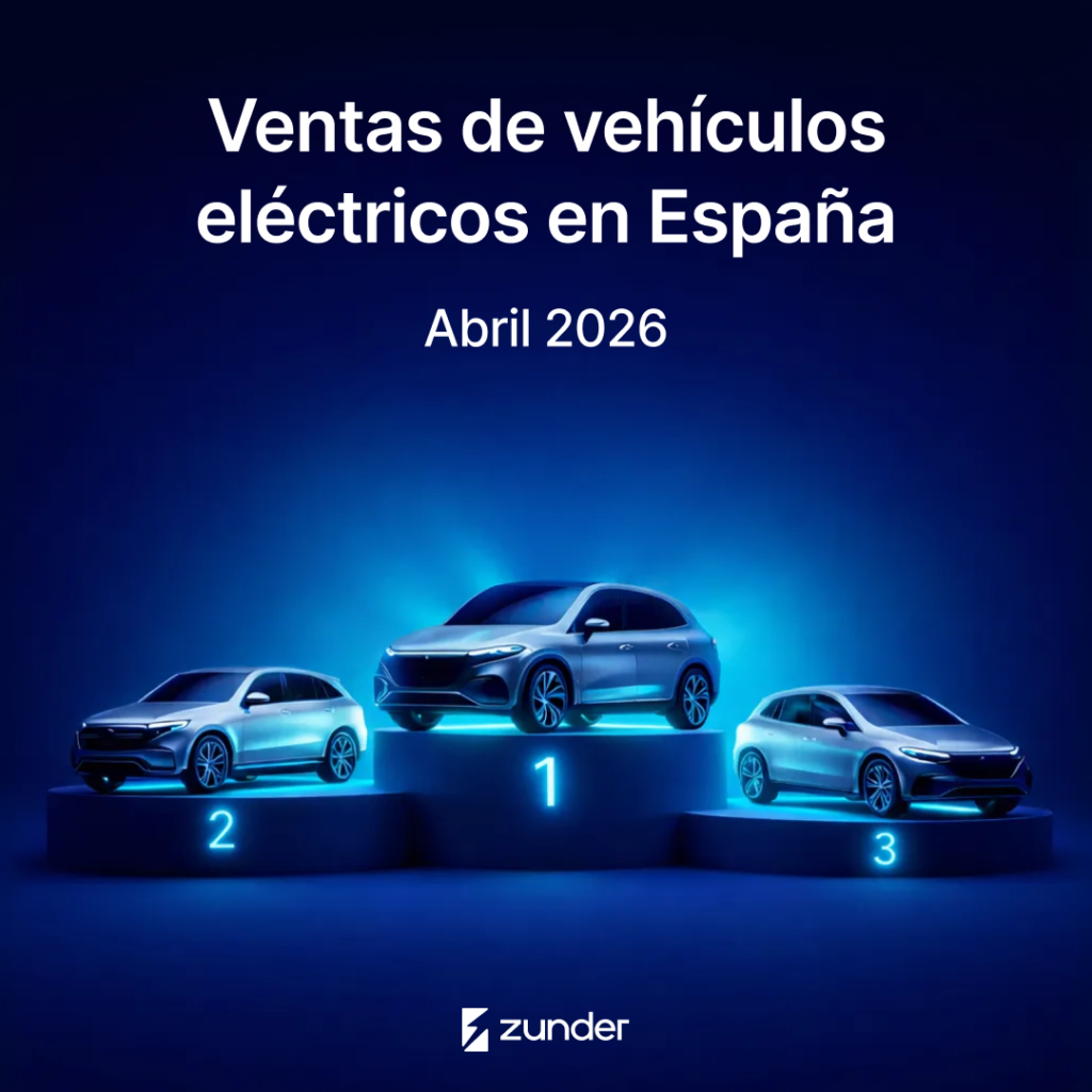 Ranking de ventas de coches eléctricos en españa en abril de 2026