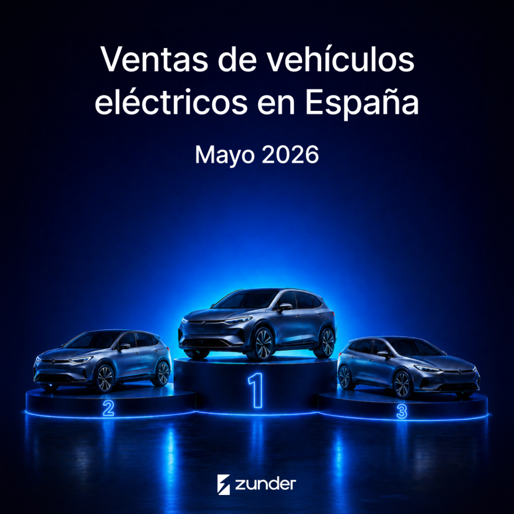 Ranking de ventas de coches eléctricos en mayo de 2026 en España