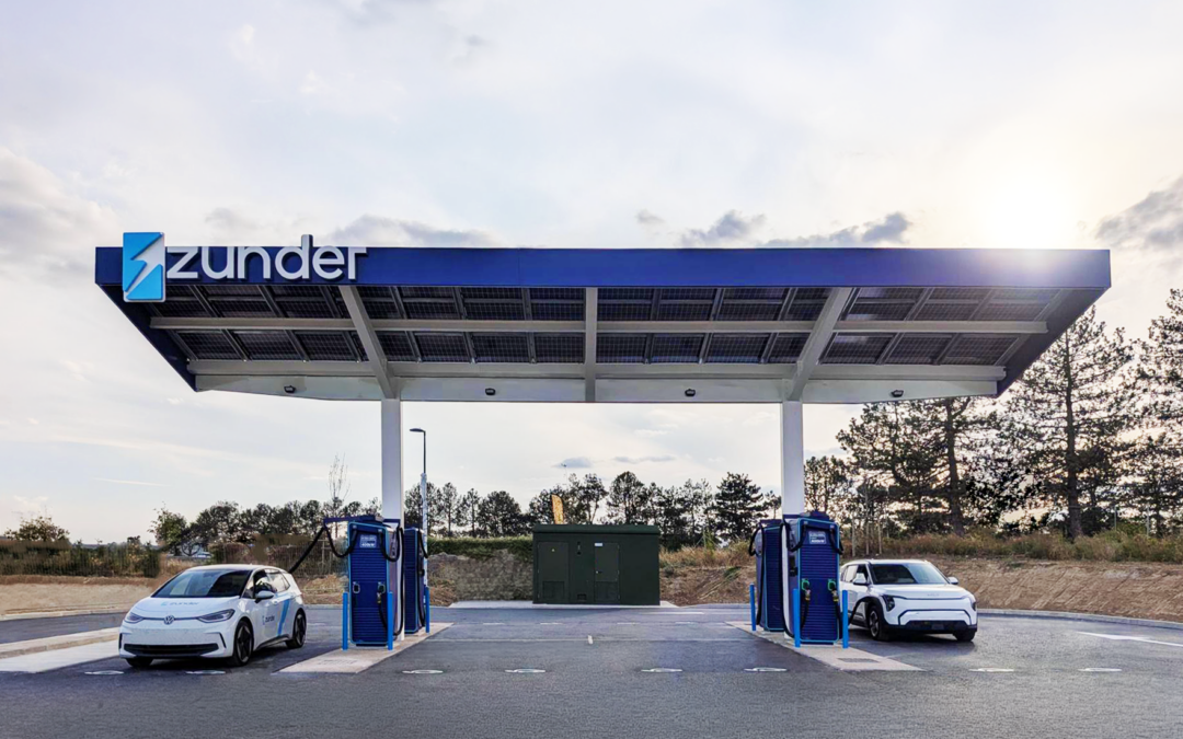 Station de recharge ultra-rapide Zunder à Reims Thillois (Marne)
