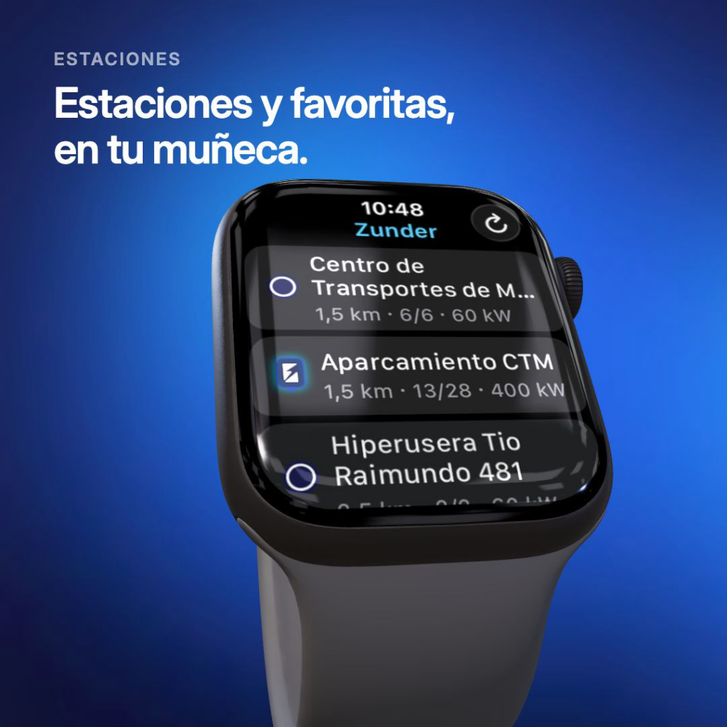 Encontrar Estaciones en Apple Watch y Android Watch